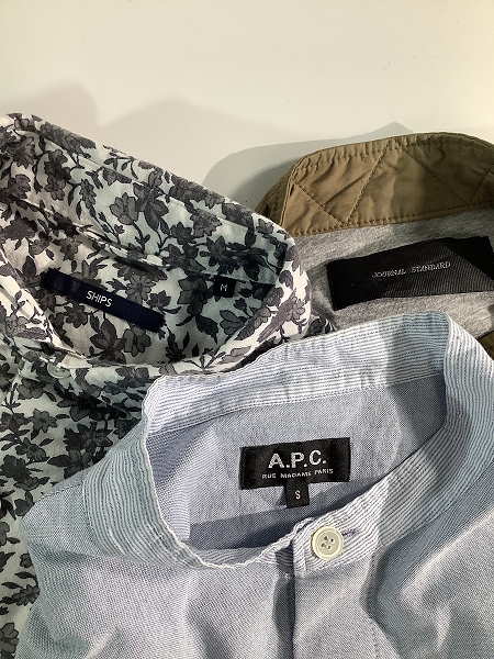 実際に弊社で買取させて頂いた【おまとめ】アーペーセー/シップス/ジャーナルスタンダード 等 ボタンシャツ/花柄シャツ/ジップジャンパー 他の画像 1枚目