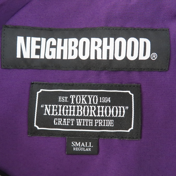 実際に弊社で買取させて頂いたNEIGHBORHOOD/ネイバーフッド 19SS WAVES/CN-JKT アノラックパーカー/ジャケット 191TSNH-JKM02/Sの画像 2枚目