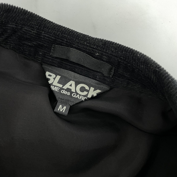 実際に弊社で買取させて頂いたBLACK COMME des GARCONS/ブラックコムデギャルソン ダブルライダースジャケット ペーズリー 1L-J003 AD2013/Mの画像 2枚目