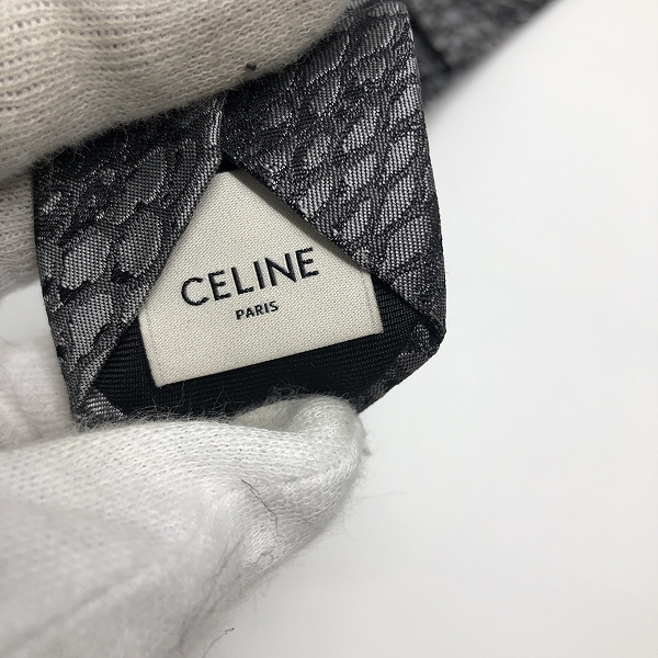 実際に弊社で買取させて頂いたCELINE/セリーヌ シルク ネクタイ/ナロータイの画像 3枚目