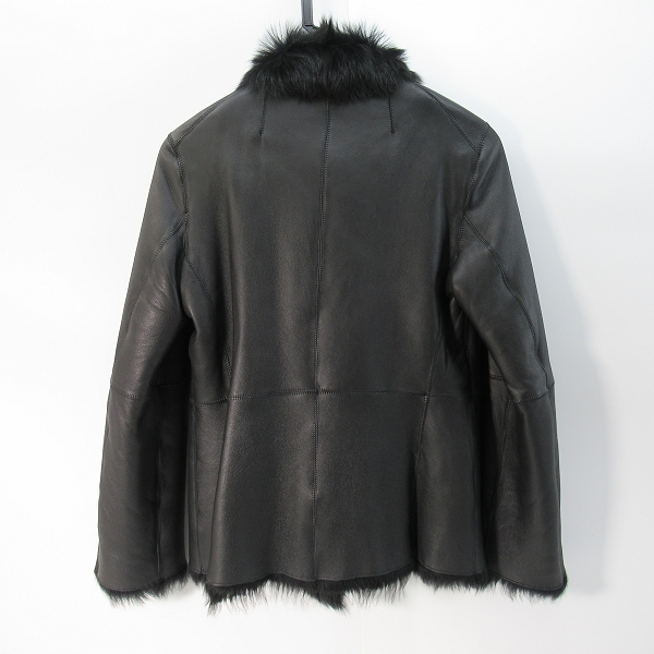 実際に弊社で買取させて頂いたHUGO BOSS/ヒューゴボス ムートン シープスキン レザーコート/38の画像 1枚目
