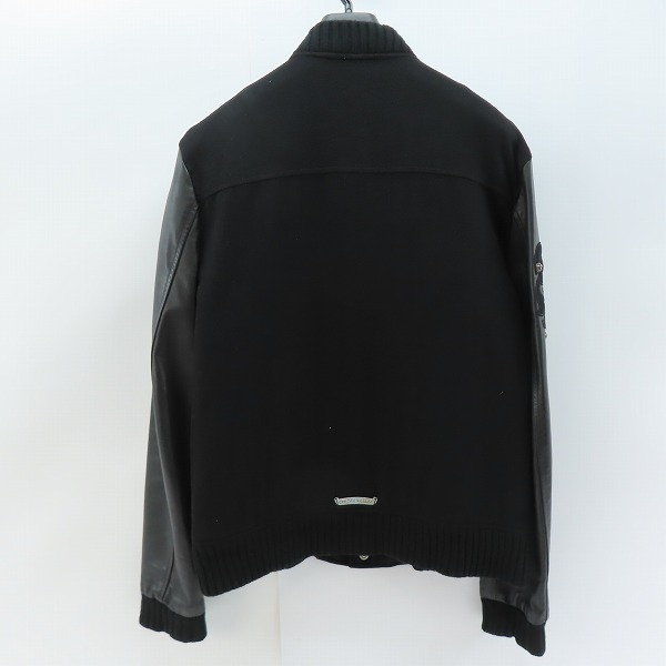 実際に弊社で買取させて頂いた【JPタグ】CHROME HEARTS/クロムハーツ LETTERMAN JVP レターマン スタジャン ブルゾン/Sの画像 1枚目