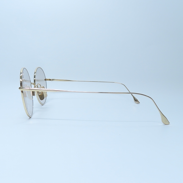 実際に弊社で買取させて頂いたDITA/ディータ BELIEVER/ビリーバー アイウェア/サングラス/メガネフレーム DTX506-52-01 GOLDの画像 1枚目