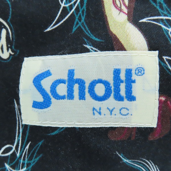 実際に弊社で買取させて頂いたSchott/ショット アロハシャツ 3125064/Lの画像 2枚目