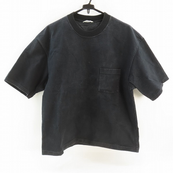 実際に弊社で買取させて頂いたAURALEE/オーラリー STAND-UP TEE ポケット付き クルーネックTシャツA21ST01SU/5