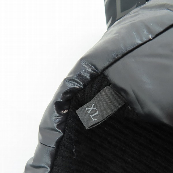 実際に弊社で買取させて頂いた【JPタグ】MONCLER/モンクレール 21AW CARDIGAN TRICOT ニット切替 カーディガン/ダウンジャケット G20919B00007 M1131/XLの画像 3枚目