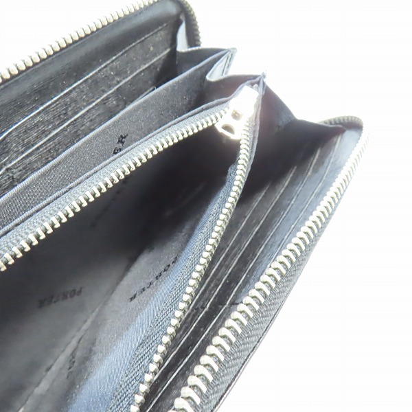実際に弊社で買取させて頂いたPORTER/ポーター CURRENT カレント L字ファスナー/ラウンドファスナー 長財布の画像 6枚目