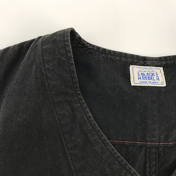 実際に弊社で買取させて頂いたRUDE GALLERY/ルードギャラリー BLACK LABEL ブラックレーベル ワークベスト/Sの画像 5枚目