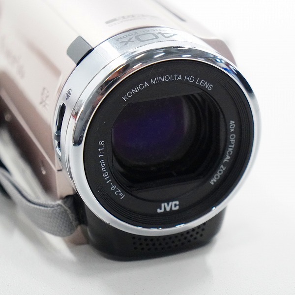 実際に弊社で買取させて頂いたJVC/日本ビクター ケンウッド Everio GZ-E117 -N 2012年製 エブリオ デジタルビデオカメラ 動作未確認の画像 1枚目