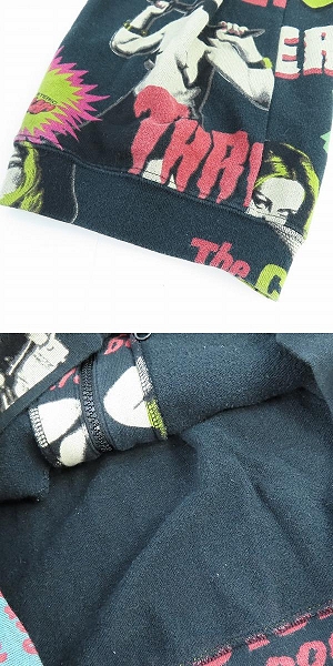 実際に弊社で買取させて頂いたHYSTERIC GLAMOUR/ヒステリックグラマー スウェット パーカー パンツ セットアップ HOLY ROCK 0134CF02/0234CP01 Fの画像 8枚目