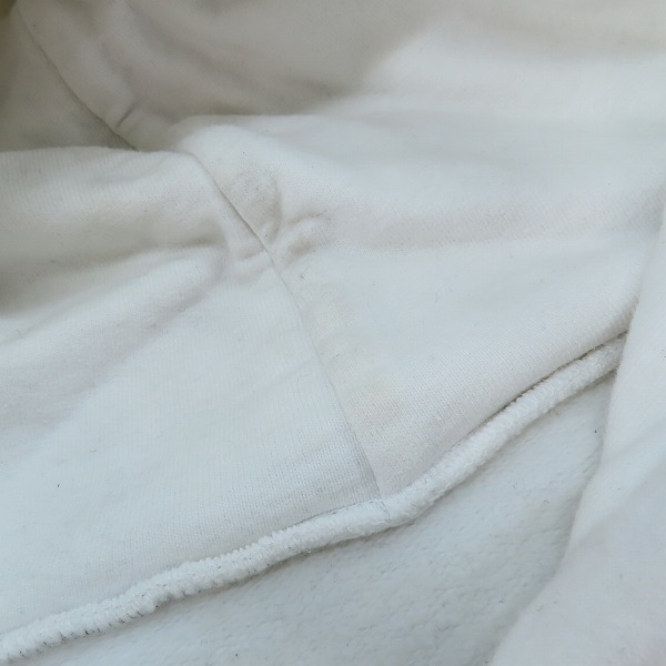 実際に弊社で買取させて頂いた【JPタグ】CHROME HEARTS/クロムハーツ ホースシュープリント プルオーバー パーカー ホワイト Mの画像 5枚目