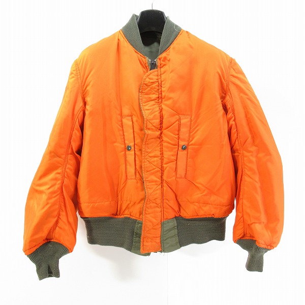 実際に弊社で買取させて頂いたALPHA INDUSTRIES/アルファインダストリーズ MA-1 フライトジャケット MIL-J-8279E/Sの画像 2枚目