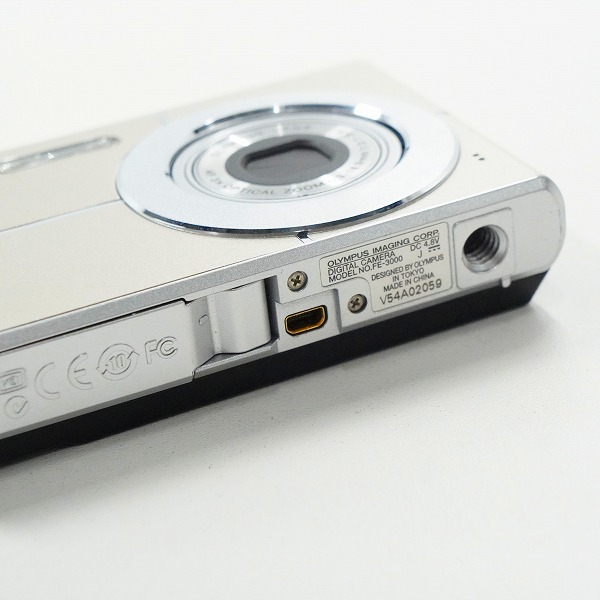 実際に弊社で買取させて頂いたOLYMPUS/オリンパス CAMEDIA fe FE-3000 コンパクトデジタルカメラ 動作確認済みの画像 6枚目