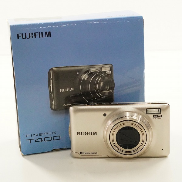 実際に弊社で買取させて頂いたFUJIFILM/富士フィルム T400 コンパクトデジタルカメラ 動作未確認