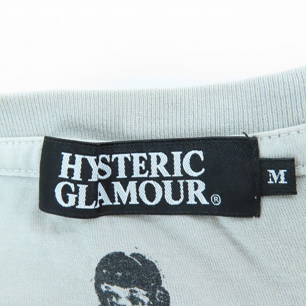 実際に弊社で買取させて頂いたHYSTERIC GLAMOUR/ヒステリックグラマー COURTNEY LOVE コートニーラブ フォトTシャツ 0221CT05/Mの画像 2枚目