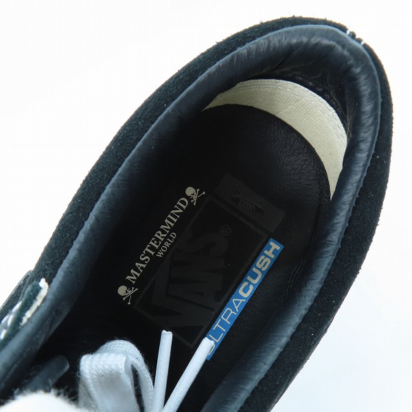 実際に弊社で買取させて頂いたMASTERMIND WORLD/マスターマインド×VANS/バンズ Old Skool Bolt VLT LX スニーカー VN0007PRBLK1/26.0の画像 4枚目