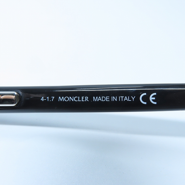 実際に弊社で買取させて頂いたMONCLER/モンクレール 度入り サングラス/メガネフレーム ML5002-001の画像 5枚目