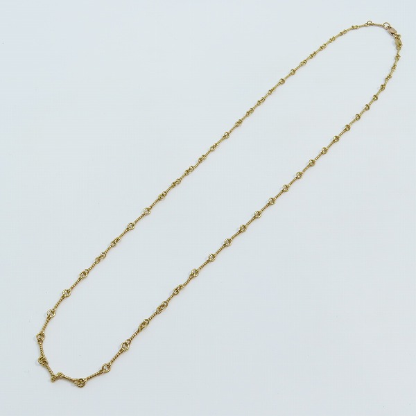 実際に弊社で買取させて頂いたCHROME HEARTS/クロムハーツ 22K NECKCHAIN ツイストチェーン 20インチの画像 5枚目