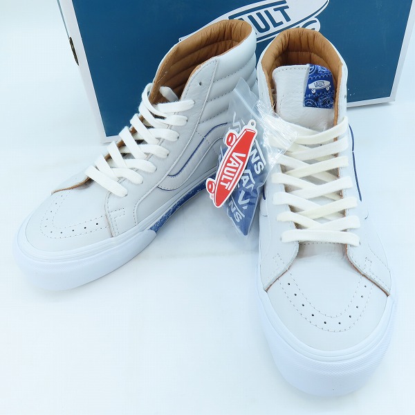 実際に弊社で買取させて頂いた【未使用】VANS/バンズ Sk8-Hi Reissue LX 'Bandana/バンダナ VN0A4BVH7WM/26.5
