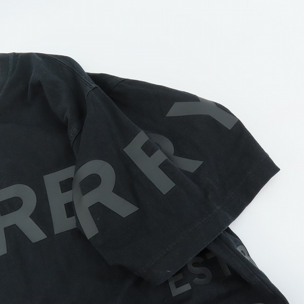 実際に弊社で買取させて頂いた(1)BURBERRY/バーバリー HORSEFERRY PRINT COTTON OVERSIZED T-SHIRT/ホースフェリー オーバーサイズ カットソー 8032299/Mの画像 7枚目