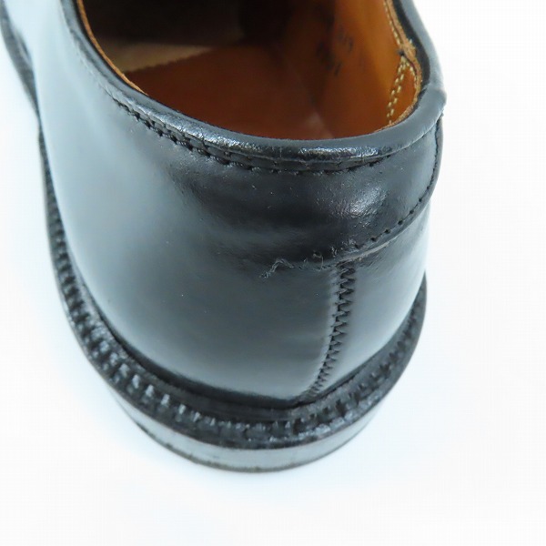 実際に弊社で買取させて頂いたALDEN/オールデン コードバン プレーントゥ レザーシューズ 9901/8の画像 9枚目