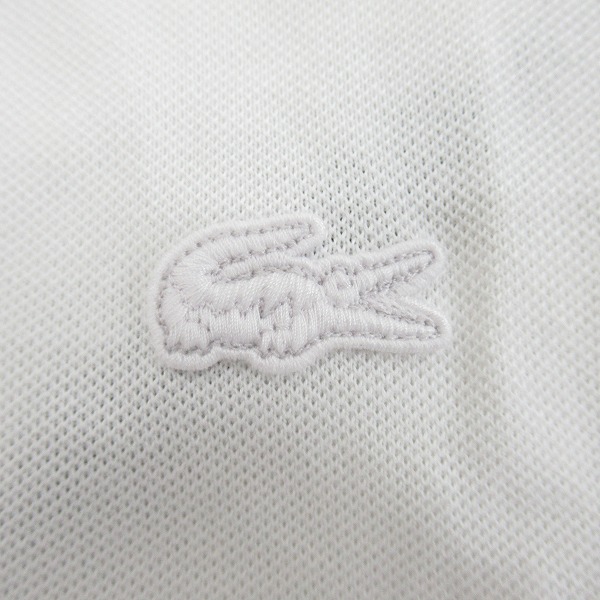 実際に弊社で買取させて頂いたLACOSTE/ラコステ ポロシャツ ホワイト PH5522L/2の画像 4枚目