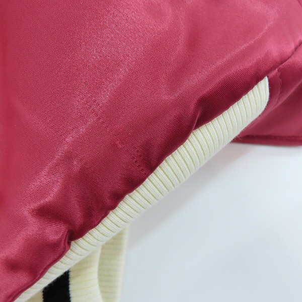 実際に弊社で買取させて頂いたEVISU/エヴィス スカジャン 忍者だるま刺繍 Lの画像 7枚目