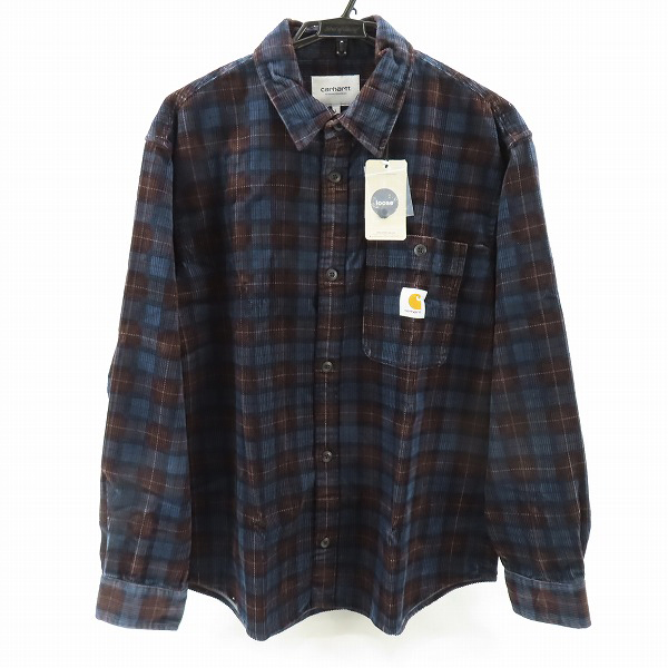 実際に弊社で買取させて頂いた【未使用】Carhartt WIP/カーハート L/S Flint Shirt コーデユロイシャツ I029442/L