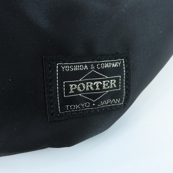 実際に弊社で買取させて頂いた【未使用】PORTER/ポーター TANKER WAIST BAG タンカー ウエストバッグ ブラック/622-76629の画像 4枚目