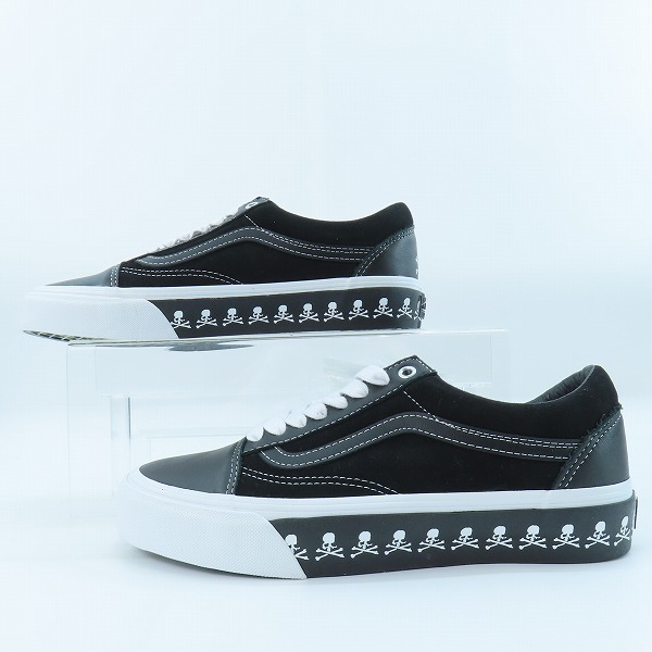 実際に弊社で買取させて頂いた【未使用】VANS×mastermind JAPAN/バンズ×マスターマインド オールドスクール "パンク" VN0A4BVFBLK/26.5の画像 3枚目