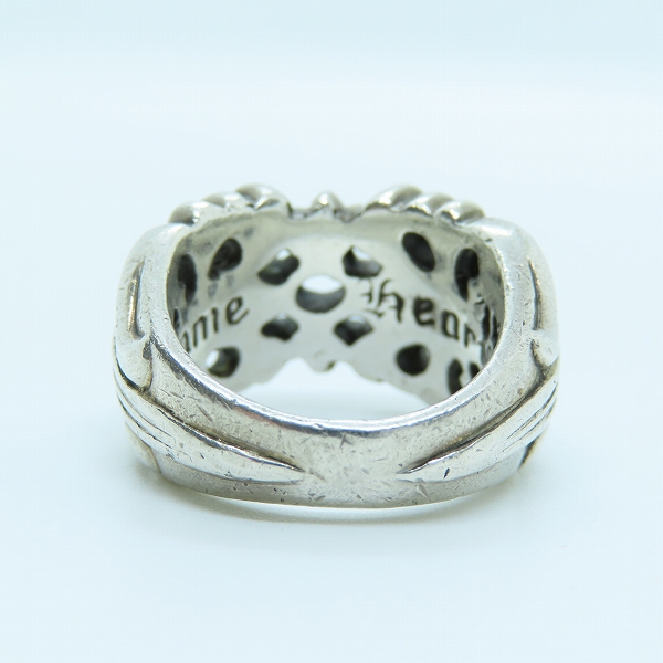 実際に弊社で買取させて頂いたCHROME HEARTS/クロムハーツ K&Tリング 13号の画像 3枚目