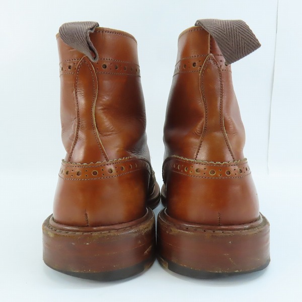 実際に弊社で買取させて頂いたTricker's/トリッカーズ MOLTON/モールトン カントリーブーツ ウイングチップ M2508/9の画像 1枚目