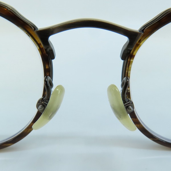 実際に弊社で買取させて頂いた999.9/フォーナインズ ウェリントン アイウェア/眼鏡  M-43  6903の画像 3枚目