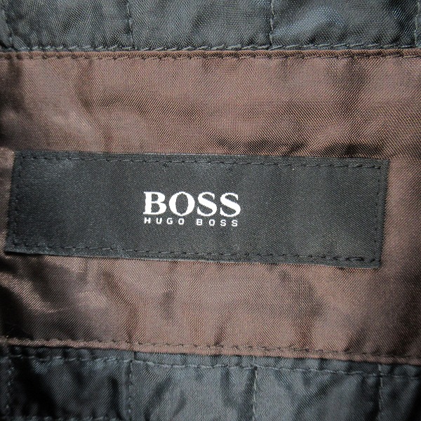 実際に弊社で買取させて頂いたHUGO BOSS/ヒューゴボス  キルティング ウール ステンカラーコート 48Rの画像 2枚目