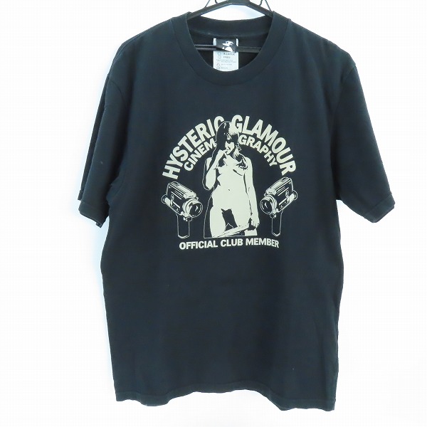 実際に弊社で買取させて頂いたHYSTERIC GLAMOUR/ヒステリックグラマー Cinematography Official Membe 半袖Tシャツ 4CT-2983/ L