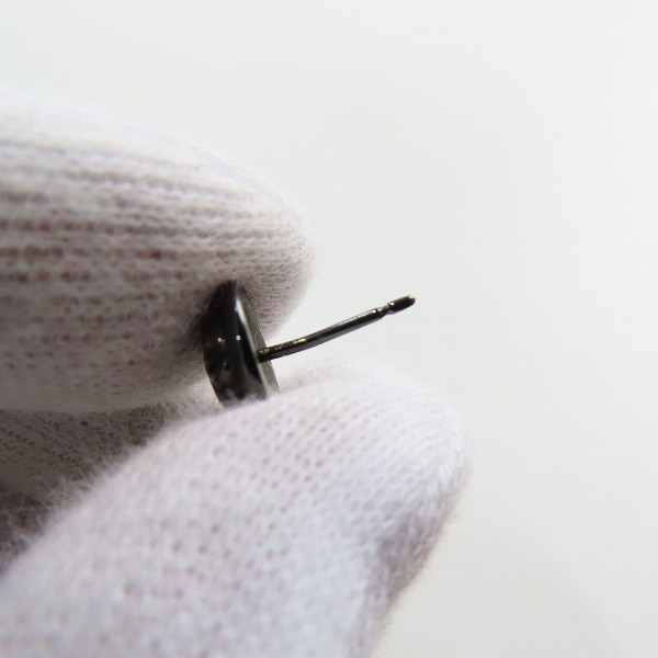 実際に弊社で買取させて頂いた【カスタム】CHROME HEARTS/クロムハーツ クロスボール スタッド ピアスｗ/1ダイヤの画像 5枚目