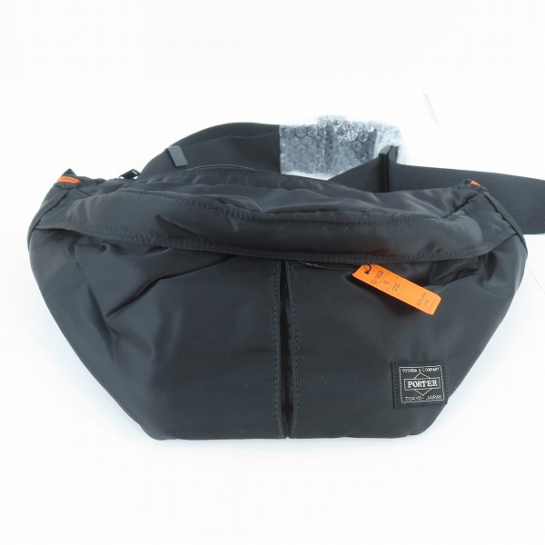 実際に弊社で買取させて頂いた(1)【未使用】PORTER/ポーター TANKER WAIST BAG L タンカー ウエストバッグ L ブラック/622-76628