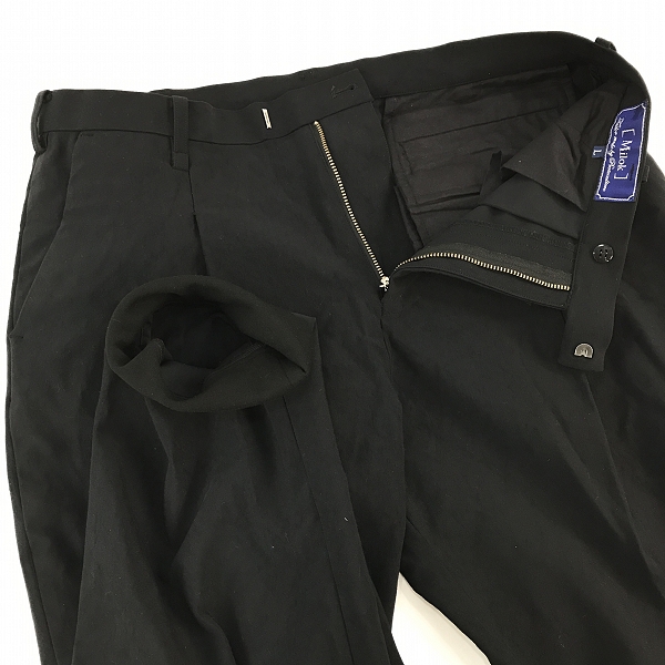 実際に弊社で買取させて頂いたMilok/ミロック リブパンツ ブラック M-143401/Lの画像 4枚目