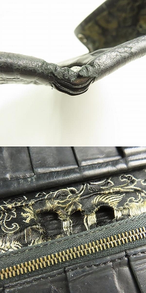 実際に弊社で買取させて頂いたBWL/BILL WALL LEATHER/ビルウォールレザー スカルボタン 長財布/ロングウォレットの画像 9枚目