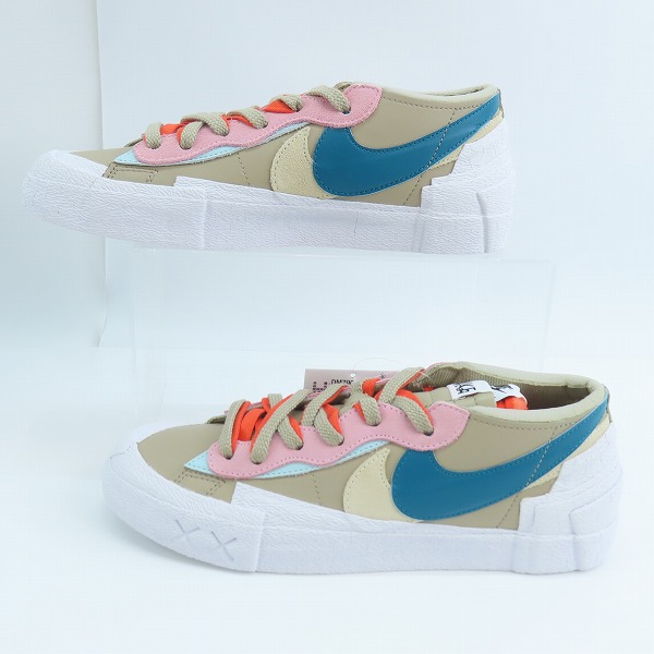 実際に弊社で買取させて頂いた【未使用】NIKE×SACAI×KAWS/ナイキ×サカイ×カウズ BLAZER LOW REED/ブレーザーロー リード DM7901-200/26.5の画像 3枚目