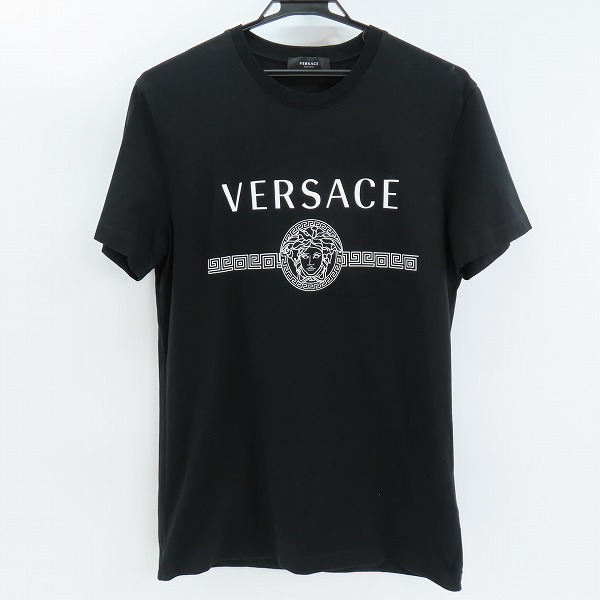 実際に弊社で買取させて頂いたVERSACE/ヴェルサーチ メデューサロゴプリントTシャツ A87573/S