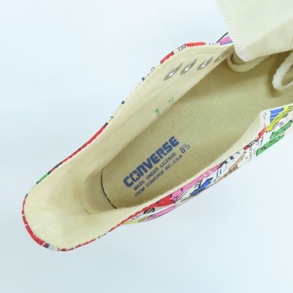 実際に弊社で買取させて頂いた【未使用】CONVERSE/コンバース ALL STAR COMIC/オールスターコミック/8.5の画像 4枚目