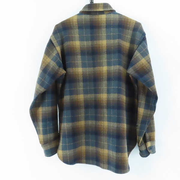 実際に弊社で買取させて頂いた【難有り】PENDLETON/ペンドルトン Outdoors Man チェック柄長袖シャツ/Sの画像 1枚目