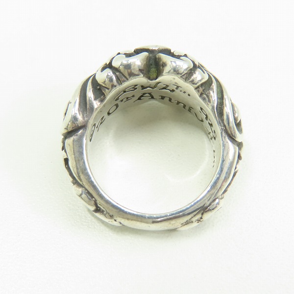 実際に弊社で買取させて頂いたBWL/BILL WALL LEATHER/ビルウォールレザー 20周年記念 NEW GOTHIC CROSS RING/ニュー ゴシック クロス リング/19号の画像 5枚目