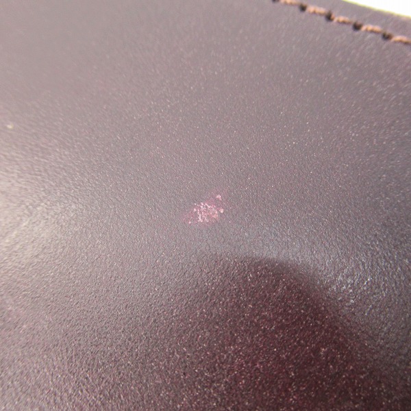 実際に弊社で買取させて頂いた土屋鞄製造所/ツチヤカバン L字ファスナー レザー ウォレット/コインケース/小銭入れ ダークブラウンの画像 5枚目