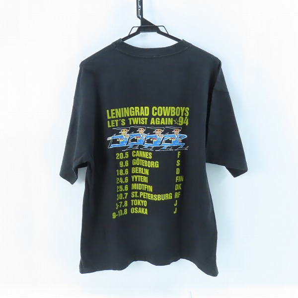 実際に弊社で買取させて頂いたAUTHENTIC STYLE The Leningrad Cowboys/レニングラードカウボーイズ 1994 ワールドツアー ヴィンテージ バンドTシャツ/Mの画像 1枚目