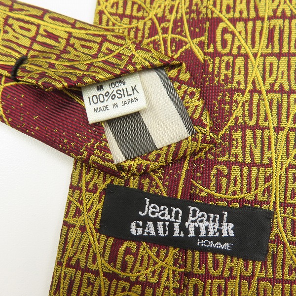 実際に弊社で買取させて頂いたJean Paul GAULTIER HOMME/ジャンポールゴルチェオム ネクタイ 2点セットの画像 2枚目
