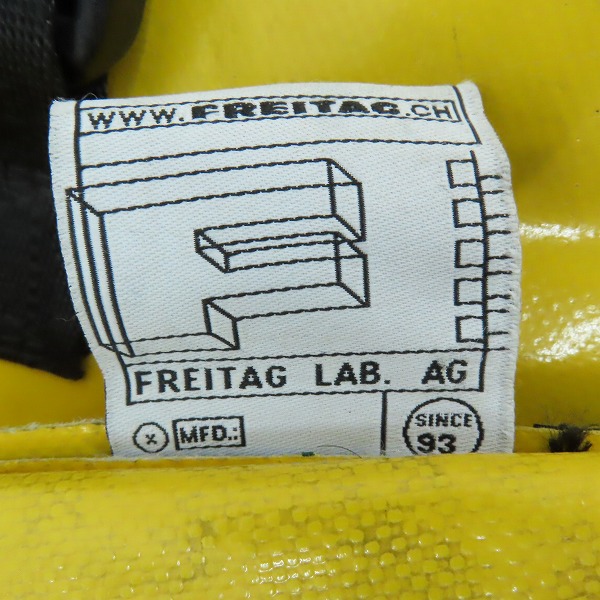 実際に弊社で買取させて頂いたFREITAG/フライターグ 旧タグ F33 BONANZA/ボナンザ バックパック/リュックサックの画像 6枚目