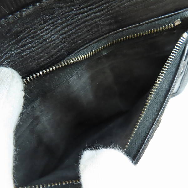 実際に弊社で買取させて頂いたTRAVIS WALKER/トラヴィスワーカー スカルパッチ  スティングレイ レザー ウォレット 長財布 w/ウォレットリング の画像 5枚目