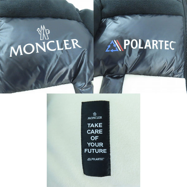 実際に弊社で買取させて頂いた【未使用/JPタグ】MONCLER/モンクレール MALAVOY/マラボイ POLARTEC フーデッド ダウンジャケット G20911A00084 899HL/4の画像 7枚目